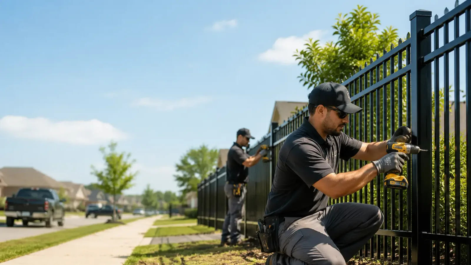 Metal Fence Installation in West Stockholm, NY